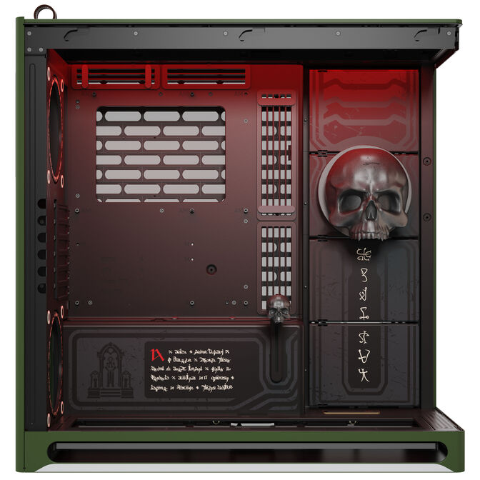 Caixa ATX HAVN HS 420 Base Preto DOOM The Dark Ages Limited Edition image number 9