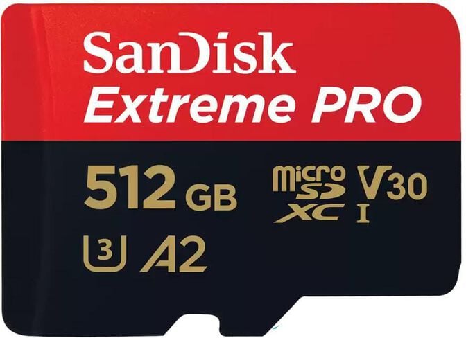 Cart&atilde;o SanDisk Extreme Pro MicroSDXC UHS-I C10 U3 V30 512GB image number 0
