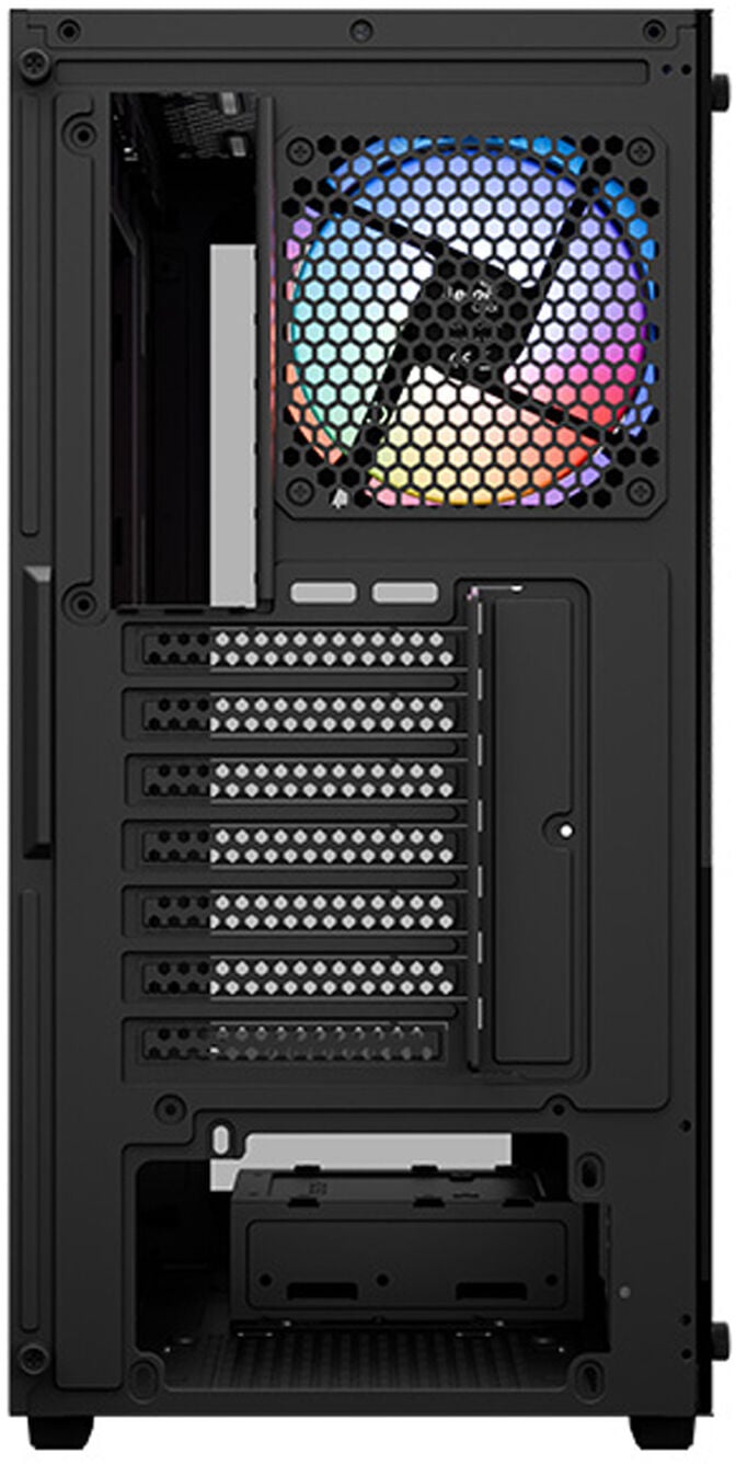 Caixa ATX Aerocool Pivot Vidro Temperado Preto image number 2