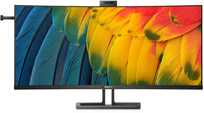 Monitor Curvo Philips S&eacute;rie 6000 40" 40B1U6903CH IPS 5K2K 75Hz USB-C (PD90W) KVM C/Webcam image number 2