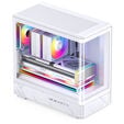 Caixa Micro-ATX Jonsbo D200 Vidro Temperado Branco image number null