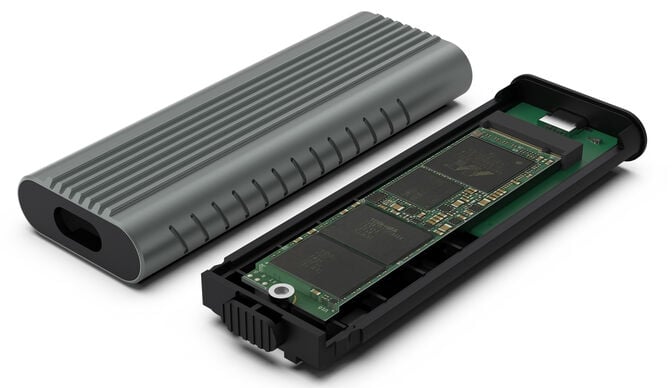 Caixa Ewent SSD M.2 NVMe USB-C 3.2 Gen2 image number 2