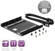Kit Adaptador Gigabit Ewent SSD/HDD 2.5" para 3.5" + Cabo SATA + Parafusos image number null