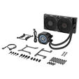 Water Cooler CPU Corsair NAUTILUS RS LCD 240mm Preto image number null