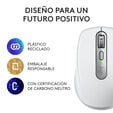 Rato Logitech MX Anywhere 3S for Business 8000DPI Wireless/Bluetooth Cinzento Claro image number null