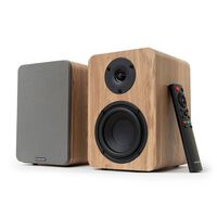 Colunas Hi-Fi Vulkkano A4 ARC MKII 60W Bluetooth HDMI ARC Castanhas