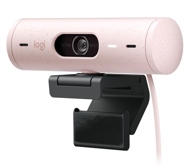 Webcam Logitech Brio 500 Full HD 1080p USB Type-C Rosa image number 1