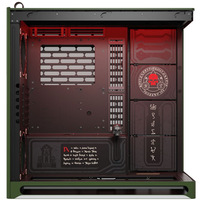 Caixa ATX HAVN HS 420 Base Preto DOOM The Dark Ages Limited Edition image number 10