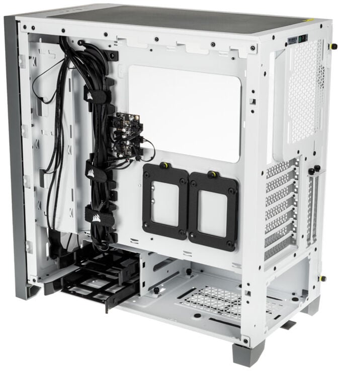 Caixa E-ATX Corsair iCUE 4000X RGB Branco Vidro Temperado image number 7