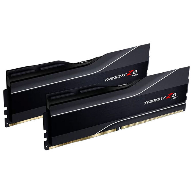 G.Skill Kit 64GB (2 x 32GB) DDR5 6000MHz Trident Z5 Neo EXPO CL30 Black - F5-6000J3040G32GX2-TZ5N image number 0