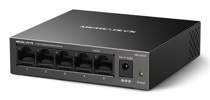 Switch SOHO Mercusys MS105GS 5 Portas 10/100/1000 Mbps image number 1