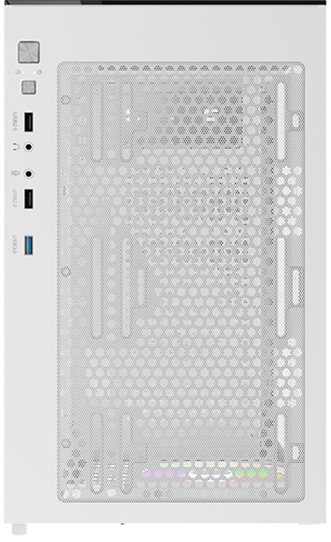 Caixa ATX Aerocool Pivot Vidro Temperado Branco image number 5