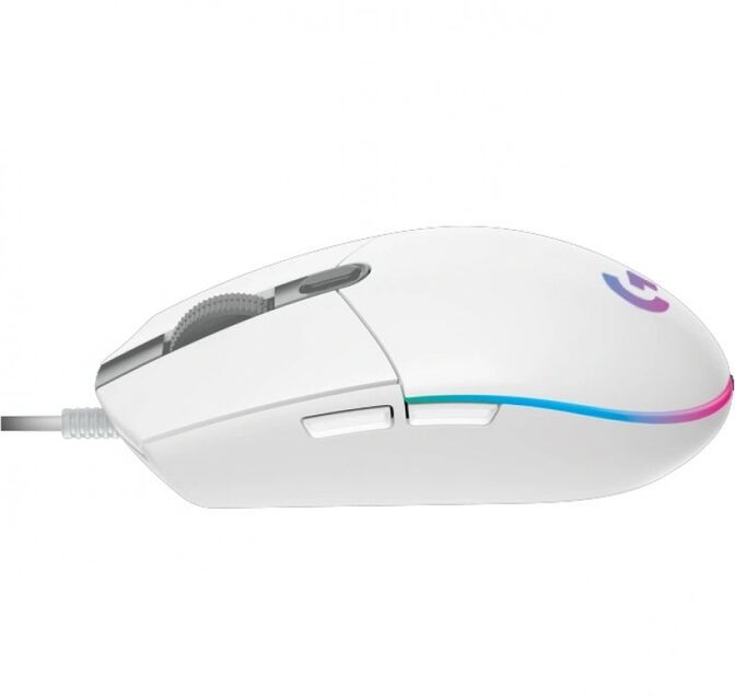 Rato Logitech G203 RGB 8000DPI Branco image number 3