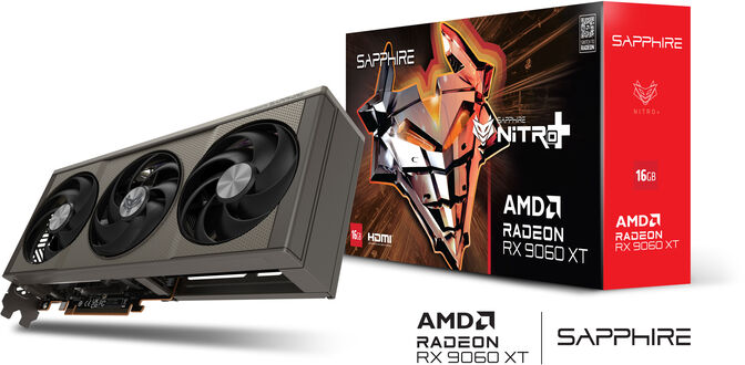 Gr&aacute;fica Sapphire Radeon RX 9060 XT Nitro+ OC 16GB GDDR6 image number 8