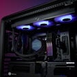 Water Cooler CPU Cooler Master MasterLiquid ATMOS II Pixel Led ARGB 360mm Preto image number null