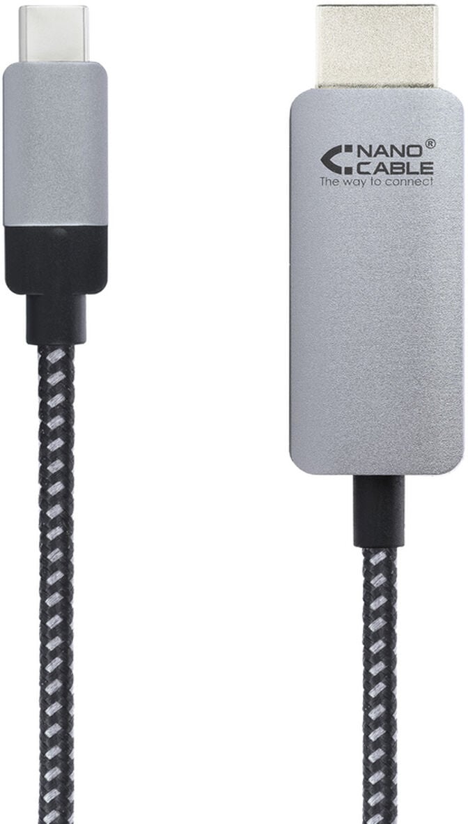 Cabo Conversor Nanocable USB-C/M > HDMI/M 1.8 M Preto image number 1