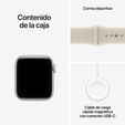 Smartwatch Apple Watch SE 3 GPS 40mm Starlight Aluminium Case with Sand Sport Band - S/M image number null