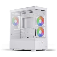 Caixa ATX Aerocool P500D Digi ARGB Vidro Temperado Branco