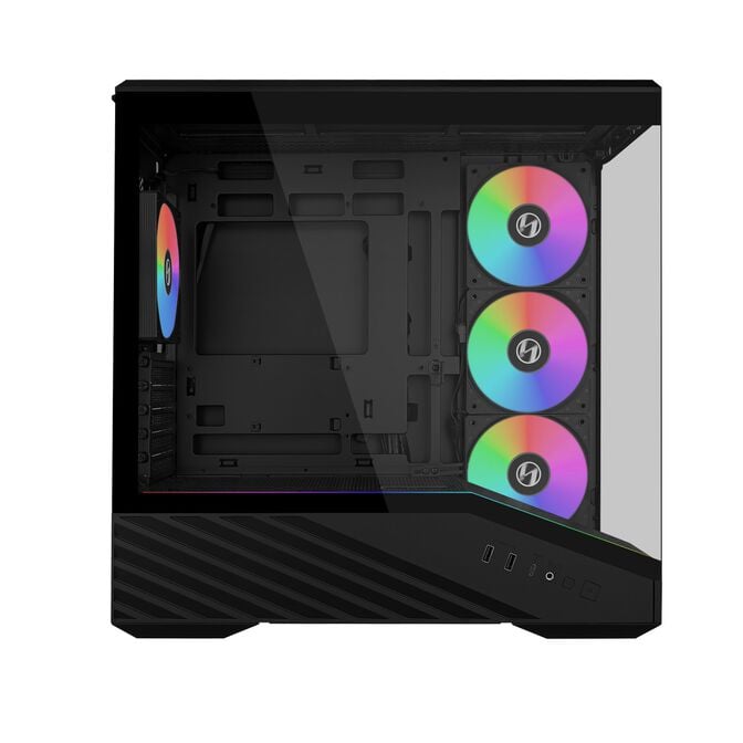 Caixa Micro-ATX Lian Li Vector V100 Mini Preto Vidro Temperado image number 1