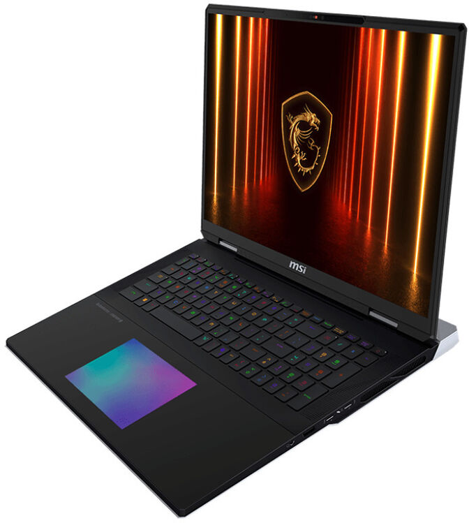 Port&aacute;til MSI Titan 18 HX AI A2XWIG-410PT 18" Ultra 9 285HX 64GB DDR5 2TB RTX 5080 UHD+ MiniLed 120Hz W11 image number 2
