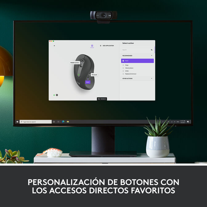 Rato Logitech Signature M650 para Canhotos 4000DPI Wireless/Bluetooth Grafite image number 11