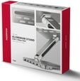 Suporte para port&aacute;teis 10" - 16" AXAGON HMC-STND c/ HUB 5Gbps, 3x USB-A, HDMI 4K/60Hz, GLAN, PD 100W, USB-C input image number null