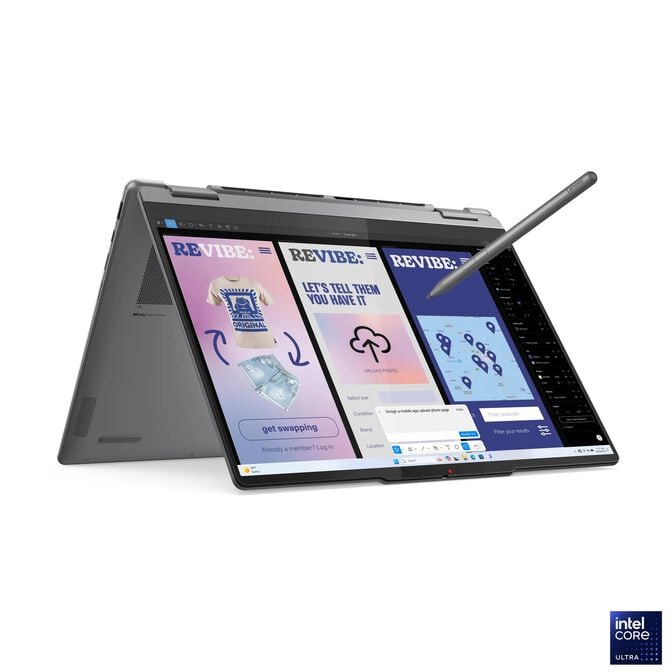 Port&aacute;til Lenovo Yoga 7 2-in-1 14" Ultra 7 258V 32GB 1TB Arc 140V 2.8K OLED W11 Bonus
