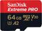 Cart&atilde;o SanDisk Extreme Pro MicroSDHC/SDXC UHS-I U3 V30 64GB