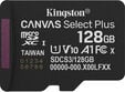 Cart&atilde;o Kingston Canvas Select Plus Gen3 150MB/s MicroSDHC UHS-I A1 128GB image number null