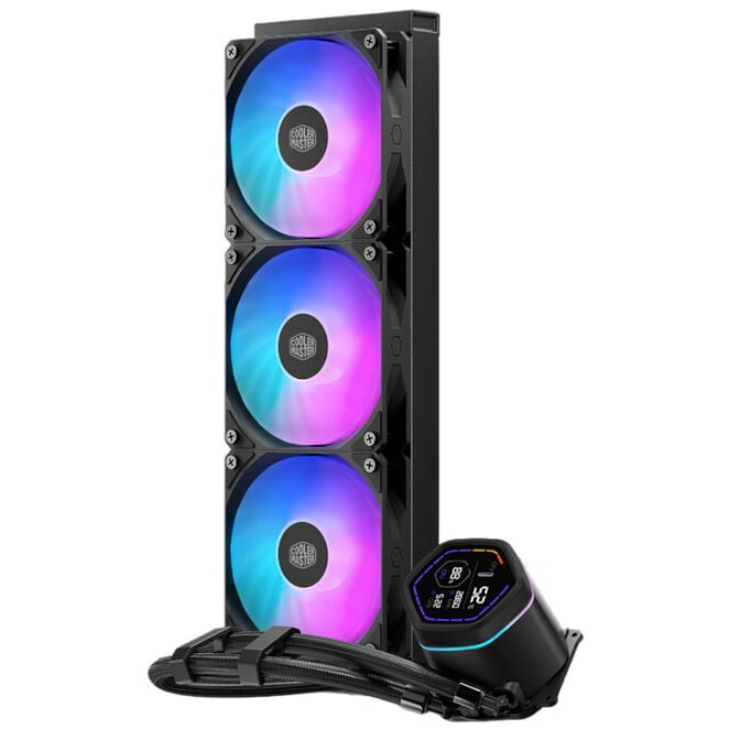 Water Cooler CPU Cooler Master MasterLiquid Core Nex Digital ARGB 360mm Preto image number 1
