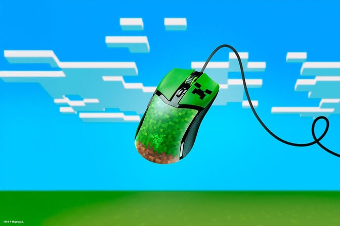 Rato Razer Cobra Minecraft Ed. 8500DPI Preto image number 4