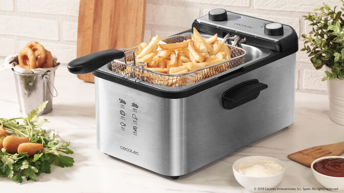 Fritadeira a &Oacute;leo Cecotec CleanFry Infinity 3000 3L 2400W Full Inox image number 5