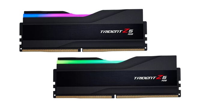 G.Skill Kit 32GB (2 x 16GB) DDR5 5600MHz Trident Z5 RGB CL36 Black - F5-5600J3636C16GX2-TZ5RK image number 0