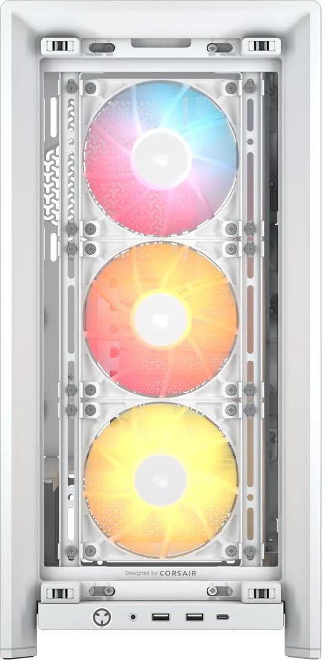 Caixa ATX Corsair Frame 4000D RS ARGB Branco Vidro Temperado image number 1