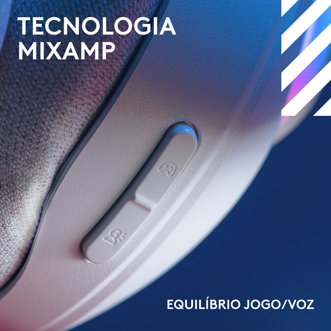 Headset Logitech Astro A20 X Lightspeed Wireless/Bluetooth Branco image number 8