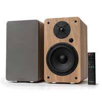 Colunas Hi-Fi Vulkkano A6 ARC 1200W Bluetooth HDMI ARC Castanhas